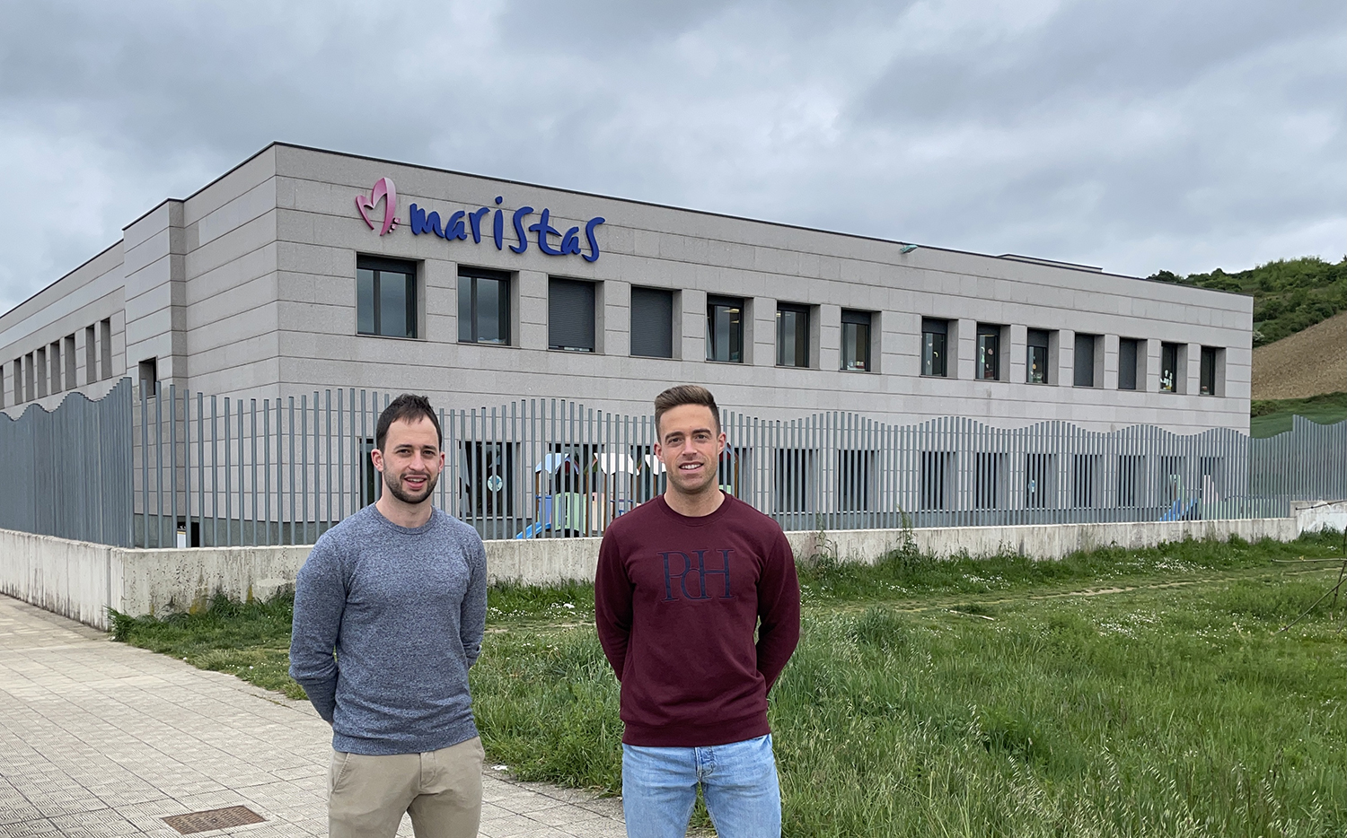 Equipo docente de Impulsa Deporte . Alberto Pérez de Ciriza y Javier Azanza